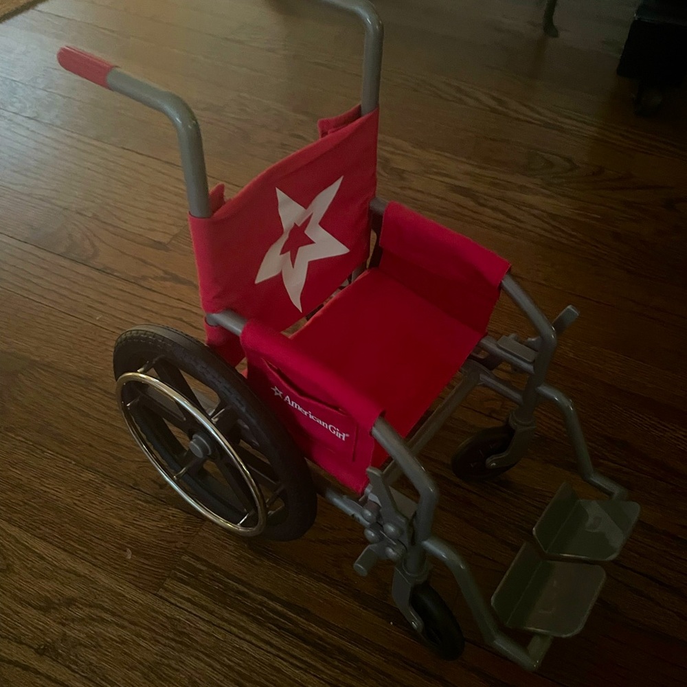 American Girl Berry Wheelchair and Feel Better Accessories for 18” Dolls